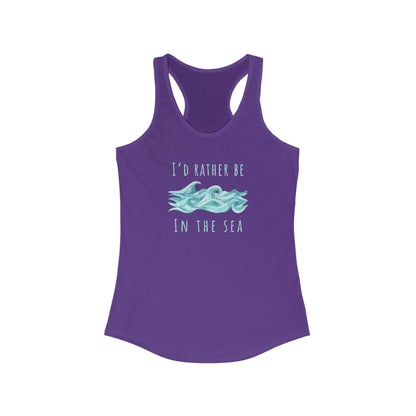 I'd Rather be in the Sea Women's Tank